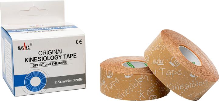 Immagine prodotto Nasara Nastro kinesiologico stretto beige 2,5cmx5m (5 m)