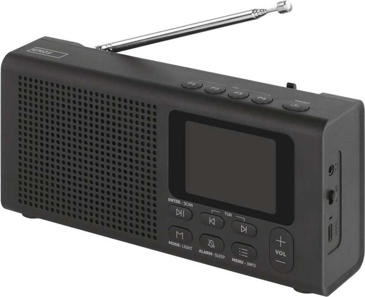 Image du produit Emos Dab Fm Bluetooth Radio P-600b Black (DAB, FM, DAB+ DAB, Bluetooth)