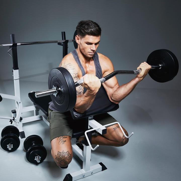 Actual product image Gorilla Sports Barbell set (2 x 5 kg, 2 x 15 kg, 2 x 10 kg, 4 x 2.5 kg, 4 x 1.25 kg)