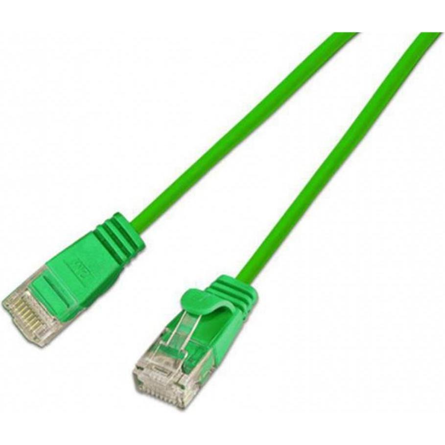 Wirewin Slim Patchkabel: UTP, 3m, grün (U/UTP, CAT6, 3 m), Netzwerkkabel