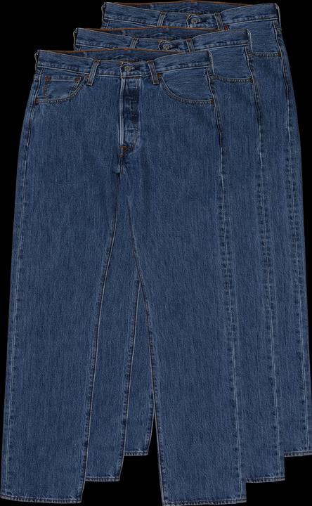 Produktbild Levis 501 Jeans Straight Fit stonewash 3-Pack (W34/L36)