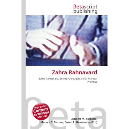 Zahra Rahnavard, Fachbücher von Lambert M. Surhone, Miriam T. Timpledon, Susan F. Marseken