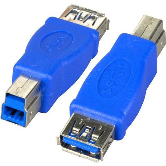 EFB Elektronik EFB USB3.0-Adapter, Buchse A (USB-A, 5 cm), Data + Video Adapter, Blau
