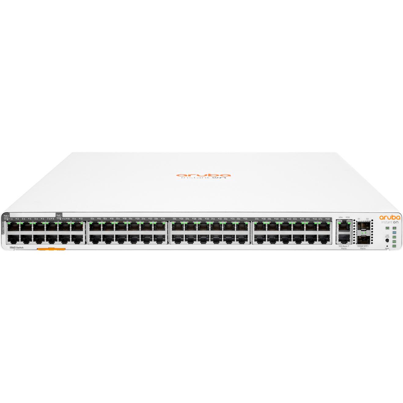 HP ARUBA Instant On 1960 48G 2XT 2XF 600W Schalter JL809A (48 Ports), Netzwerk Switch