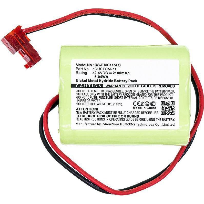 CoreParts Battery for Emergency Lighting (1 Stk., Gerätespezifisch, 2100 mAh), Batterien + Akkus
