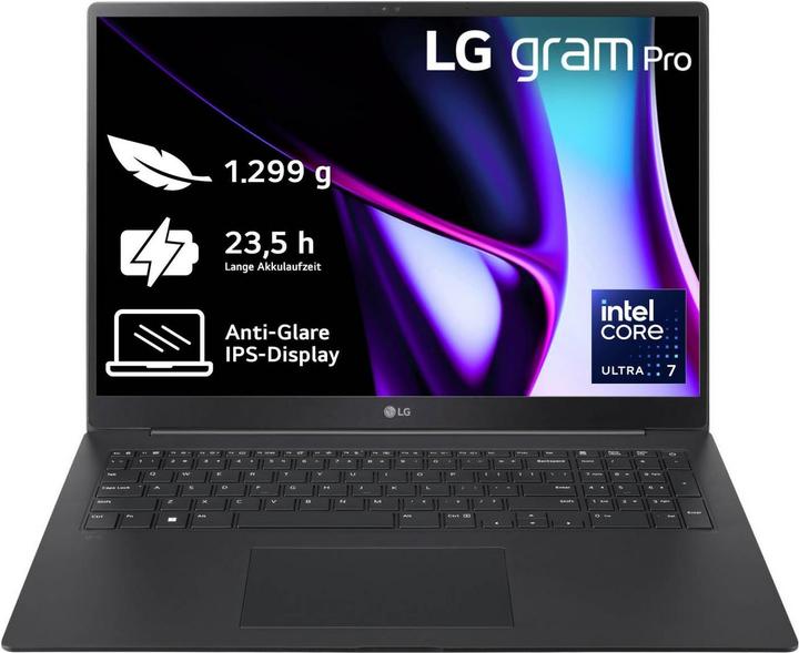 LG gram Pro 17 (17", Intel Core Ultra 7 155H, 32 GB, 2000 GB, DE)
