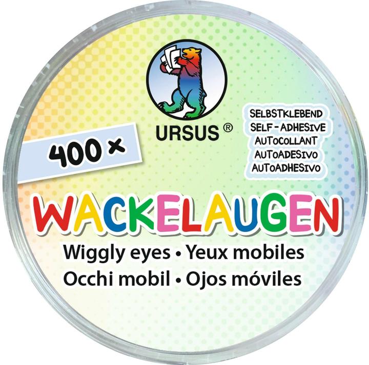 Produktbild Ursus Wackelaugen 400 Stück, Selbstklebend: Ja
