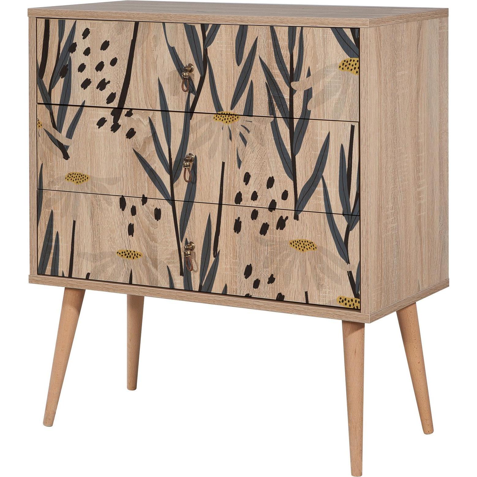 Homitis, Kommode + Sideboard, Ridge (80 x 40 x 89 cm)