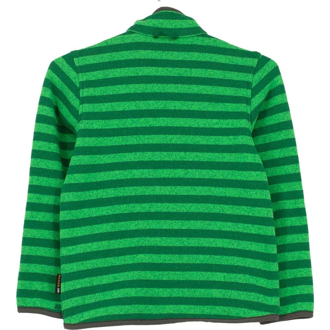 Thumbnail - Jack Wolfskin, Jungen, Pullover, Caribou Stripe Fleece Jacke Sweatjacke, Grün, (128)