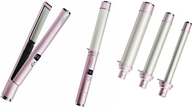 Immagine prodotto Carrera Set classico di piastra e arricciacapelli 3in1, rosa chiaro (Piastra per capelli)