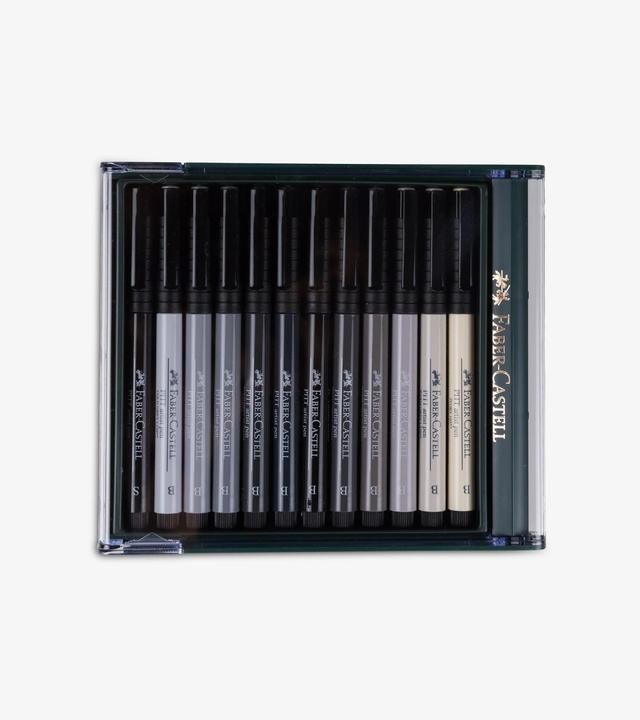 Immagine prodotto Faber-Castell Set di inchiostri da disegno pigmentati (12 x)