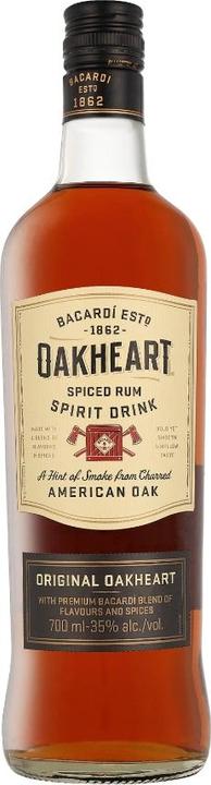 Produktbild Bacardi Oakheart Smooth + Spiced (1 x 70 cl)
