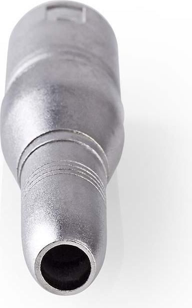 Produktbild Nedis XLR Adapter | XLR 3-Pin Stecker | 6.35 mm Buchse | Vernickelt | Gerade | Metall | Silber | 10