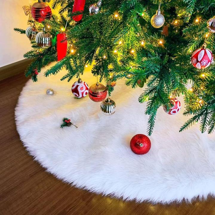 Produktbild Hermex Weihnachtsbaumdecke Tannenbaum-Teppich Christbaum-Rock Baumrock-Matte (1 -teilig)