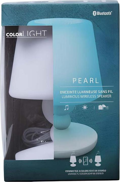 Actual product image Colorblock Lamp Bluetooth speaker 4.2 15W Luminous model Pearl ColorLight (8 h)