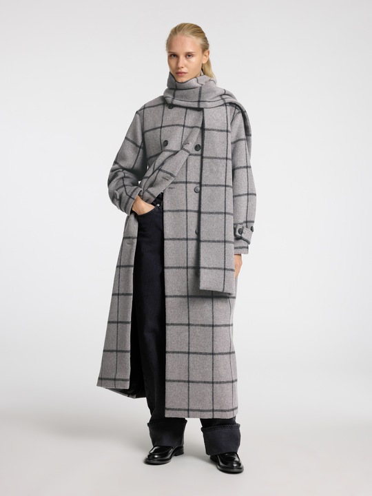 Produktbild Selected Femme Zweireihiger Wollgemisch Mantel (42)