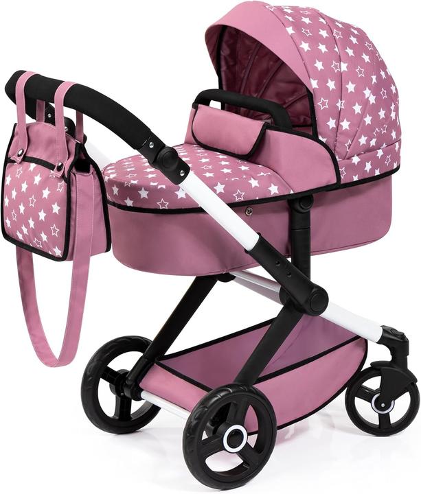 motif à pois rose et blanc