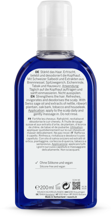Rausch Silberglanz-Kopfhaut-Tonic mit Salbei (200 ml)