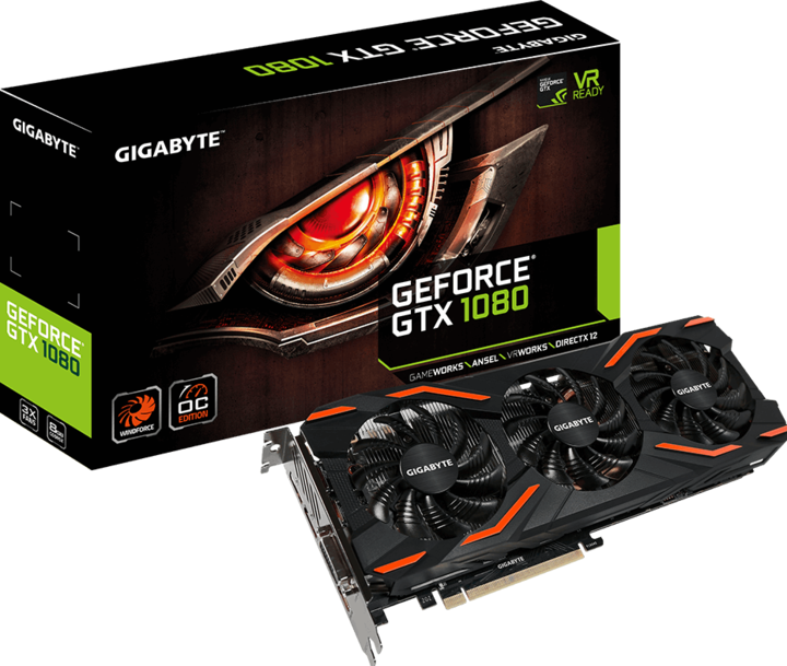 Immagine prodotto Gigabyte GeForce GTX 1080 Windforce OC (8 GB)