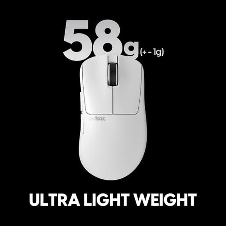 Actual product image Pulsar Xlite v4 Large Gaming Mouse gaming muis 32000 DPI (Wireless)