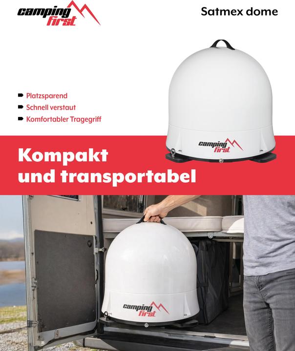 Productafbeelding Camping First Satmex Dome (DVB-S / -S2)