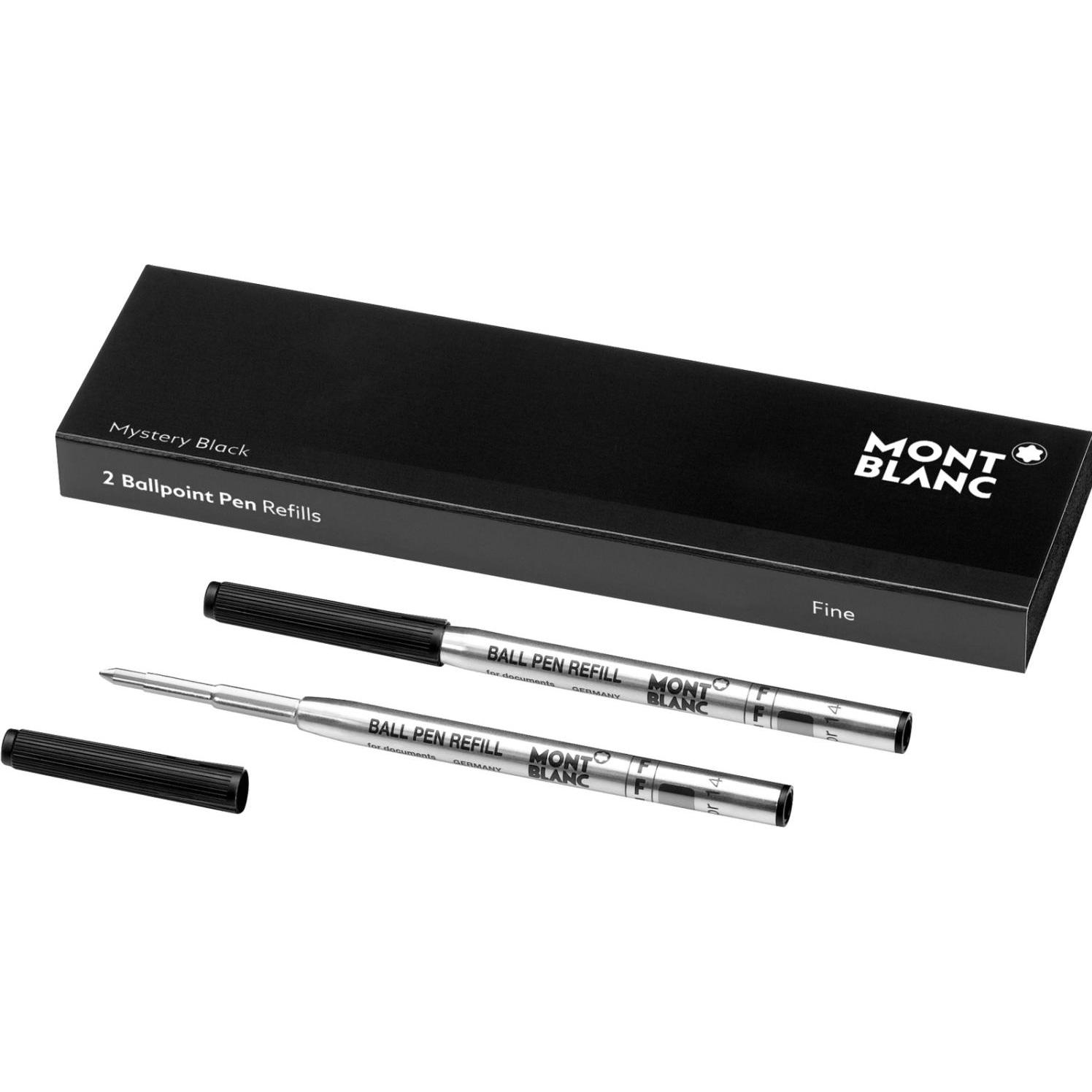 Montblanc, Ersatzpatrone, Kugelschreiber Mine Grossraum (Ersatzmine, Schwarz, 0.40 mm)