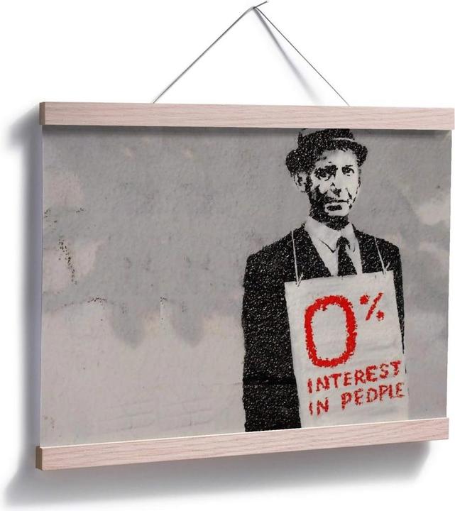 Produktbild Trenddeko Zero interest in people (80 x 60 cm)