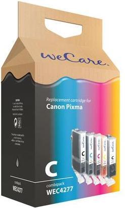 Image du produit Wecare Multi rebuilt 520/521 BKCMY CLI-521PA pour Canon PIXMA MP 980 19/4x9ml (CMJN)