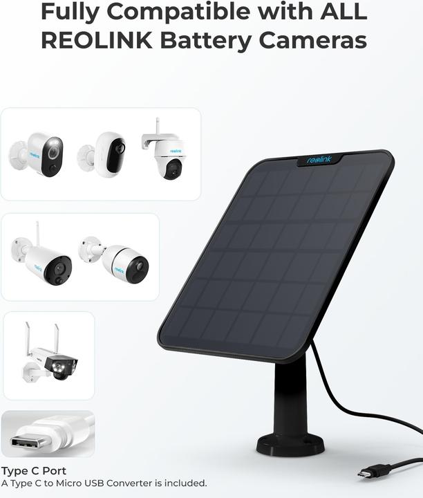Produktbild Reolink Solarpanel 2 (Solarpanel)