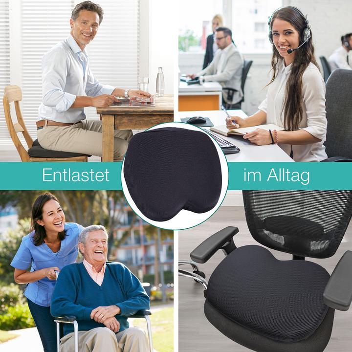 Produktbild Aktivshop Sitzkissen aktiv mit Gel (43 x 46 x 5 cm)