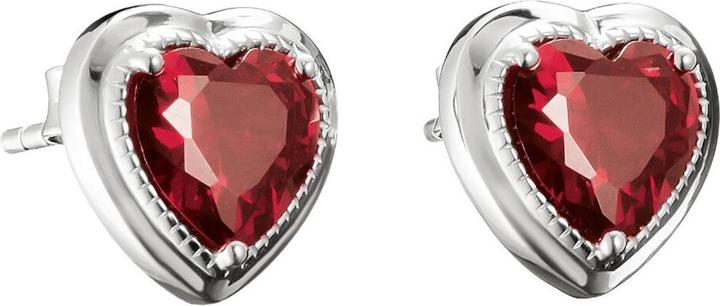 Immagine prodotto Thomas Sabo Ohrstecker Herz Granatrot Klein Elyndra Silber (Argento 925)