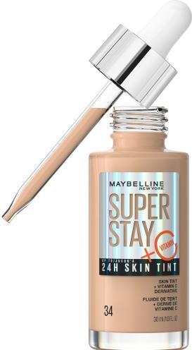 Image du produit Maybelline New York Maybelline Super Stay Skin Tint Foundation with Vitamin C Long-Lasting up to 24H Vegan Formula Shade (34)