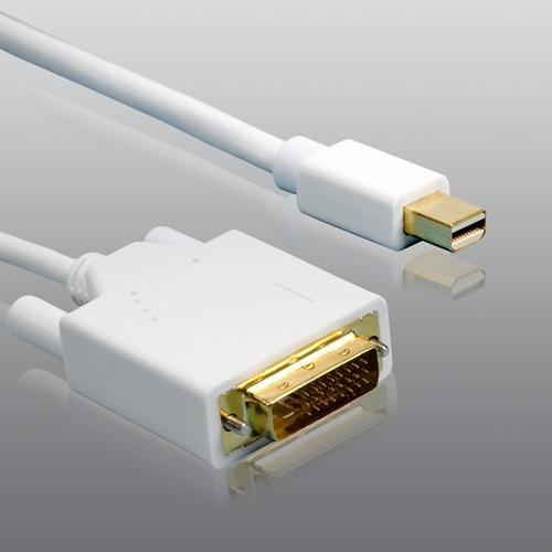 Immagine prodotto HDgear Cavo da Mini DisplayPort a DVI, bianco, 1,5m (1.50 m, DisplayPort, DVI)