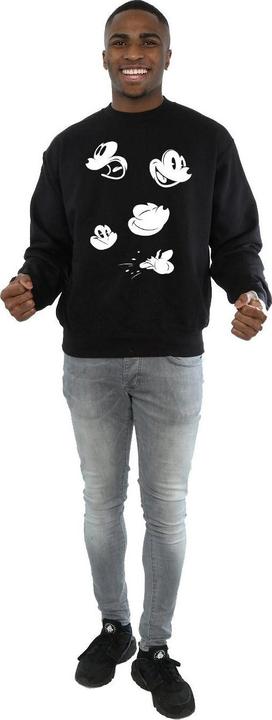 Actual product image Disney Mens Mickey Mouse Faces Sweatshirt (XL)