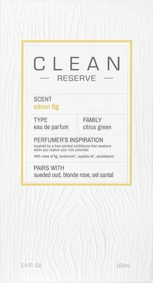 Actual product image Clean Citron Fig (Eau de parfum, 100 ml)