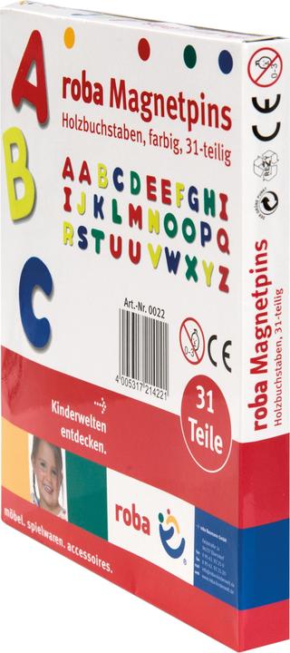 Immagine prodotto Roba lettere magnetiche in legno (31x)