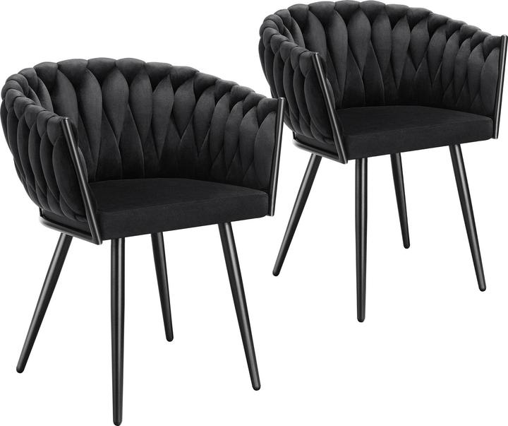 Actual product image tectake Esszimmerstuhl Astano 2er Set