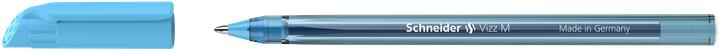 Produktbild Schneider Kugelschreiber Vizz M hellblau (Hellblau-Transparent, 1 x)