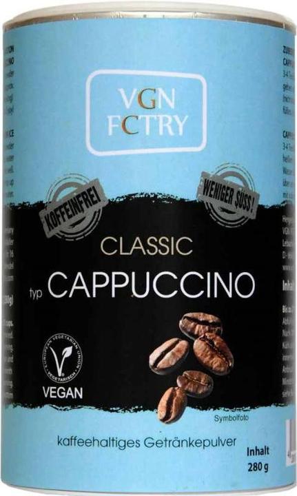 Image du produit Vgn Fctry Instant Cappuccino Classic MOINS SUCRÉ! SANS GRAPPIN (280 g)