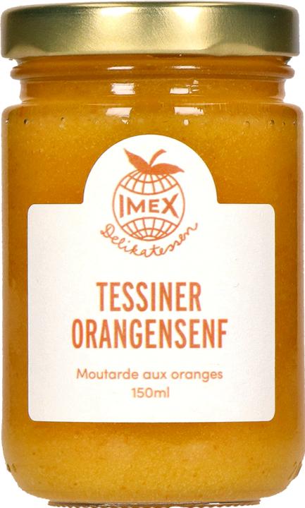 Imex Delikatessen Moutarde à l'orange du Tessin (150 g)