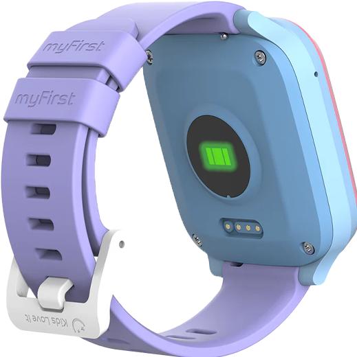 Image du produit myFirst Montre intelligente Fone S3 Bleu/Rose/Violet (48 mm, 4G)