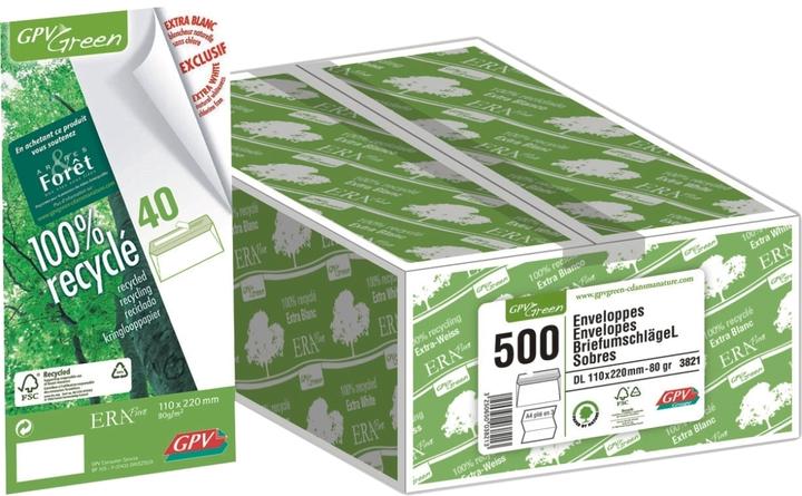 Actual product image GPV Envelopes "ERAPure" C6 114 x 162 mm, without window (114 x 162 mm, 40x)