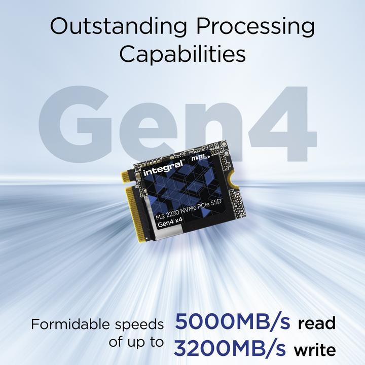 Actual product image M.2 2230 NVMe Gen4 1TB (1024 GB, M.2 2230)