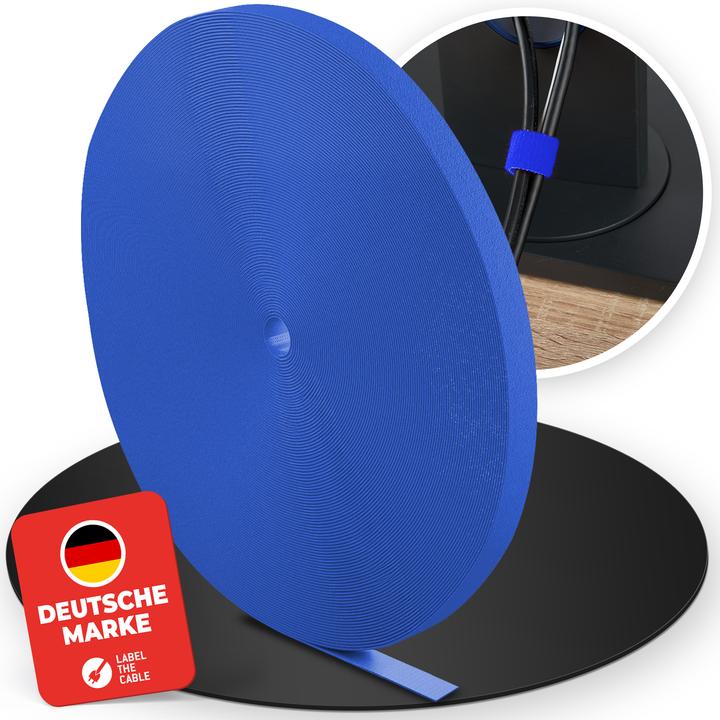 Actual product image Label-the-cable Double-sided hook and loop tape roll (16 mm)