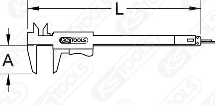 Produktbild KS Tools Taschen-Messschieber