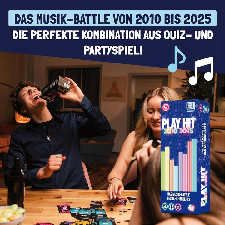 Actual product image ATM Gaming PlayHit - Das Musik-Battle des Jahrhunderts - 2010 - 2025 (German, 2 - 10 Players)