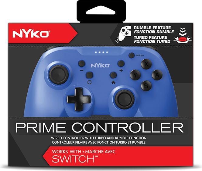 Immagine prodotto Nyko Prime Wired Controller - Blue For Switch (Switch)