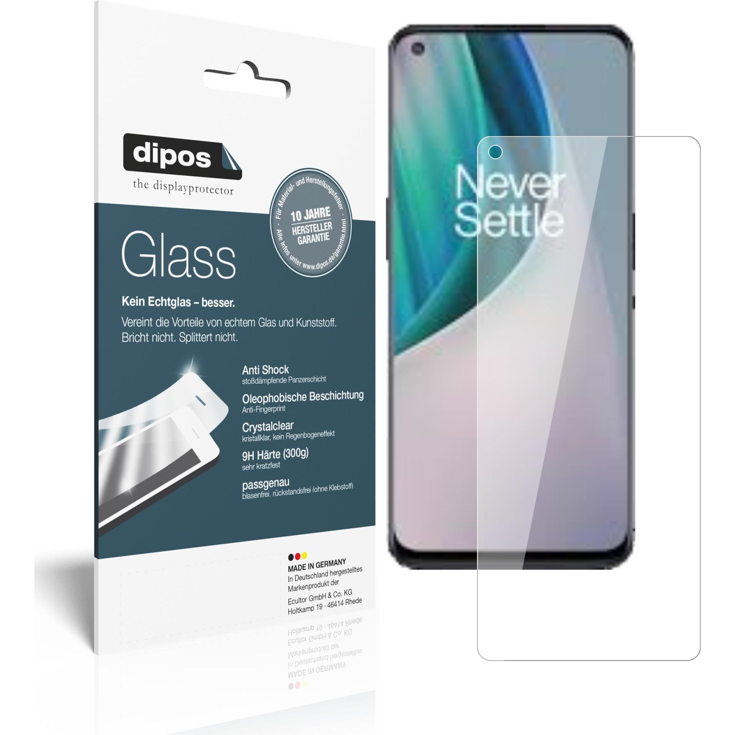 Dipos Displayschutz Anti-Shock (1 Stück, OnePlus Nord N10 5G), Smartphone Schutzfolie, Transparent