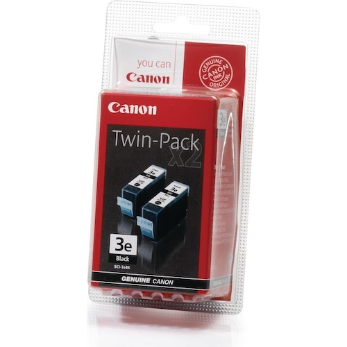 Canon BCI-3eBK 2er Pack (BK), Druckerpatrone