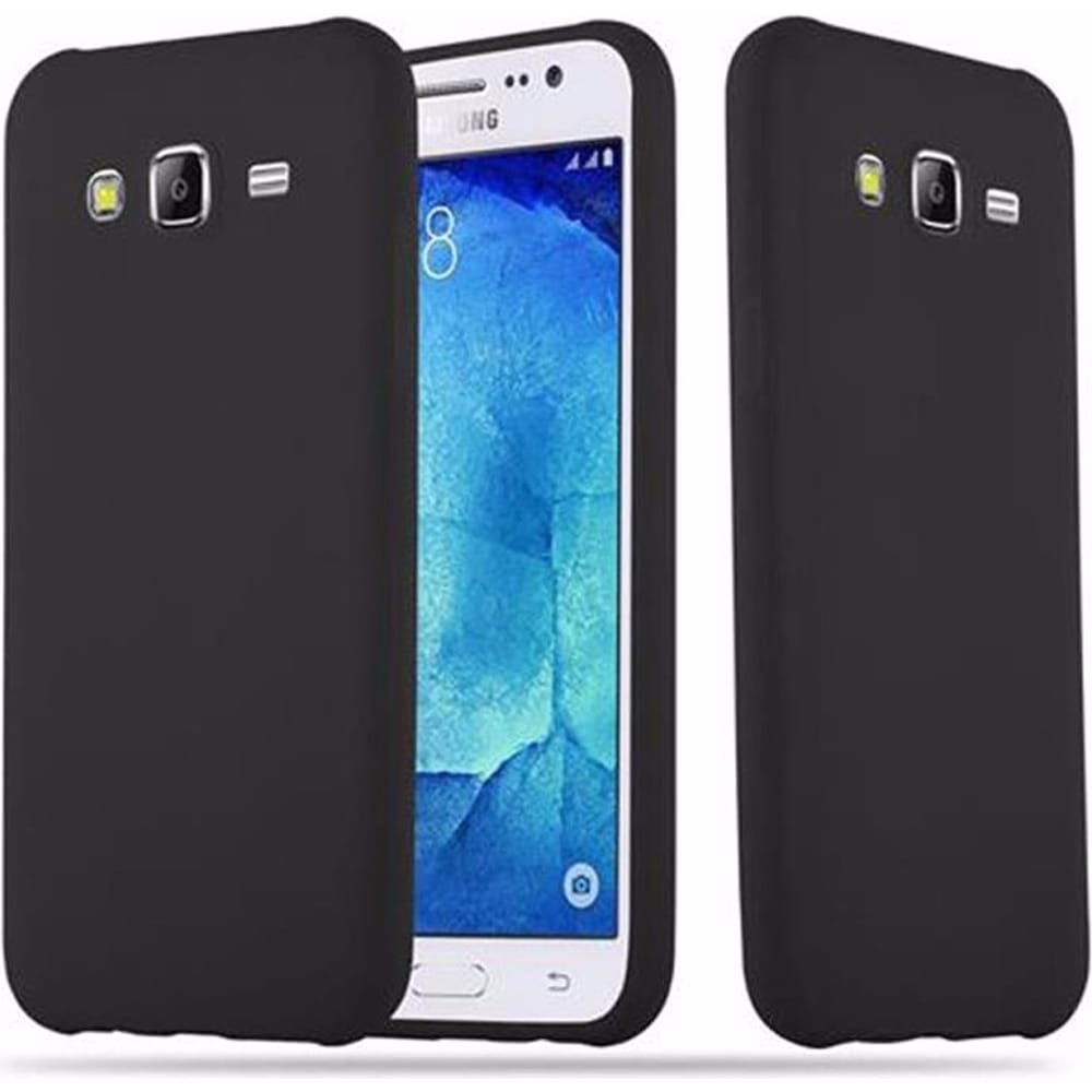 Cadorabo TPU Candy Cover (Galaxy J5 (2015)), Smartphone Hülle, Schwarz